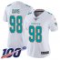 Nike Miami Dolphins #98 Raekwon Davis White Womens Stitched NFL 100th Season Vapor Untouchable Limited Jersey