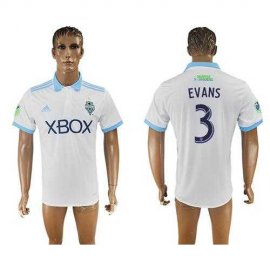 Seattle Sounders #3 Evans Away Soccer Club Jersey
