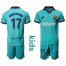 Barcelona #17 Griezmann Third Kid Soccer Club Jersey