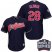 Cleveland Indians #28 Corey Kluber Navy Blue Alternate 2016 World Series Bound Stitched Youth MLB Jersey
