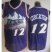 Utah Jazz 12 John Stockton Purple Mitchell and Ness Revolution 30 NBA Jerseys Cheap