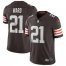 Cleveland Browns #21 Denzel Ward Mens Nike Brown 2020 Vapor Limited Jersey