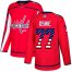 Adidas Washington Capitals #77 T.J. Oshie Red Home Authentic USA Flag Stitched Youth NHL Jersey