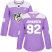 Adidas Nashville Predators #92 Ryan Johansen Purple Authentic Fights Cancer Womens Stitched NHL Jersey