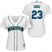 Seattle Mariners #23 Nelson Cruz White Home Womens Stitched MLB Jersey