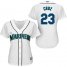 Seattle Mariners #23 Nelson Cruz White Home Womens Stitched MLB Jersey