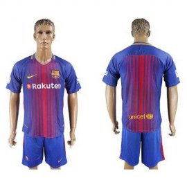 Barcelona Blank Home Soccer Club Jersey