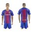 Barcelona Blank Home Soccer Club Jersey