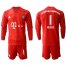 Bayern Munchen #1 Neuer Home Long Sleeves Soccer Club Jersey