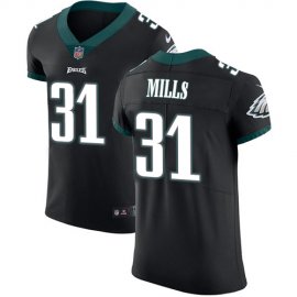 Nike Philadelphia Eagles #31 Jalen Mills Black Alternate Mens Stitched NFL Vapor Untouchable Elite Jersey
