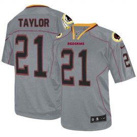 Nike Washington Football Team #21 Sean Taylor Lights Out Grey Mens Stitched NFL Elite Jersey