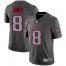 Nike New York Giants #8 Daniel Jones Gray Static Mens Stitched NFL Vapor Untouchable Limited Jersey