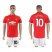 Manchester United #10 Rooney Red Home Soccer Club Jersey