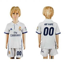Real Madrid Personalized Home Kid Soccer Club Jersey