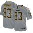 Nike Pittsburgh Steelers #83 Heath Miller Lights Out Grey Mens Stitched NFL Elite Jersey