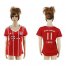 Womens Bayern Munchen #11 Costa Home Soccer Club Jersey