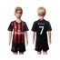 AC Milan #7 Menez Home Kid Soccer Club Jersey