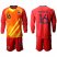 France #16 Mandanda Red Goalkeeper Long Sleeves Soccer Country Jersey