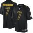 Nike Pittsburgh Steelers #7 Ben Roethlisberger Black Mens Stitched NFL Impact Limited Jersey