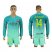 Barcelona #14 Mascherano Sec Away Long Sleeves Soccer Club Jersey