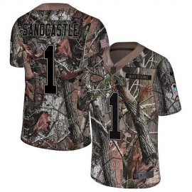 Nike Kansas City Chiefs #1 Leon Sandcastle Camo Mens Stitched NFL Limited Rush Realtree Jersey
