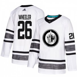 Adidas Winnipeg Jets #26 Blake Wheeler White Authentic 2019 All-Star Stitched NHL Jersey