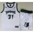 Minnesota Timberwolves 21 Kevin Garnett White Hardwood Classics Revolution 30 NBA Jersey Short Suits Cheap