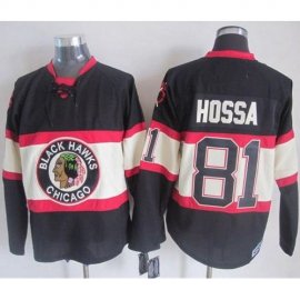 Chicago Blackhawks #81 Marian Hossa Black Third CCM Stitched NHL Jersey