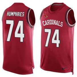 Nike Arizona Cardinals #74 D.J. Humphries Red Team Color Mens Stitched NFL Limited Tank Top Jersey