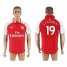 Arsenal #19 S.Cazorla Home Soccer Club Jersey