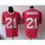 1992 Mitchell And Ness Atlanta Falcons #21 Deion Sanders Red Throwback Stitched NFL Jersey