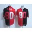 Nike San Francisco 49ers #80 Jerry Rice Black/Red Mens Stitched NFL Elite Split Jersey