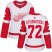 Adidas Detroit Red Wings #72 Andreas Athanasiou White Road Authentic Womens Stitched NHL Jersey