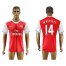 Arsenal #14 Walcott Home Soccer Club Jersey