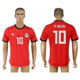 Egypt #10 M.Salah Red Home Soccer Country Jersey