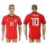 Egypt #10 M.Salah Red Home Soccer Country Jersey
