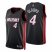 Nike Miami Heat #4 Victor Oladipo Black Mens 2021-22 NBA 75th Anniversary Diamond Swingman Jersey – Icon Edition Mens