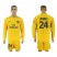 Paris Saint-Germain #24 Nkunku Away Long Sleeves Soccer Club Jersey