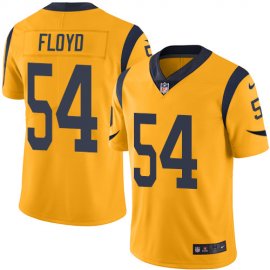 Nike Los Angeles Rams #54 Leonard Floyd Gold Mens Stitched NFL Limited Rush Jersey