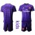 Arsenal Blank Purple Goalkeeper Kid Soccer Club Jersey