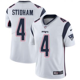 Nike New England Patriots #4 Jarrett Stidham White Mens Stitched NFL Vapor Untouchable Limited Jersey
