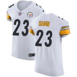 Nike Pittsburgh Steelers #23 Joe Haden White Mens Stitched NFL Vapor Untouchable Elite Jersey