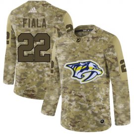 Adidas Nashville Predators #22 Kevin Fiala Camo Authentic Stitched NHL Jersey