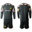 Dortmund Blank Black Goalkeeper Long Sleeves Soccer Club Jersey