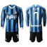 Inter Milan #7 Alexis Home Long Sleeves Soccer Club Jersey