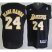 Los Angeles Lakers 24 Kobe Bryant Black Mamba Fashion Swingman Black NBA Jerseys Cheap