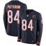 Nike Chicago Bears #84 Cordarrelle Patterson Navy Blue Team Color Mens Stitched NFL Limited Therma Long Sleeve Jersey