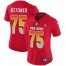 Nike Cleveland Browns #75 Joel Bitonio Red Womens Stitched NFL Limited AFC 2019 Pro Bowl Jersey