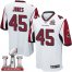 Nike Atlanta Falcons #45 Deion Jones White Super Bowl LI 51 Youth Stitched NFL Elite Jersey