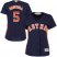 Houston Astros #5 Jeff Bagwell Navy Blue Alternate Womens Stitched MLB Jersey